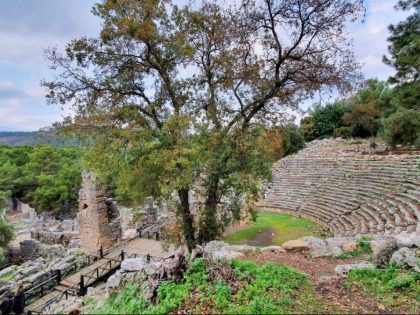 Phaselis theatre site